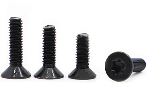 Schwarze Sechskant-Torx-Senkkopfschraube aus Edelstahl 304 M2 M2.5 M3 M4 M5 M6 M8 Maschinenschrauben mit Sechskantschraube(35mm,M2.5 20pcs)