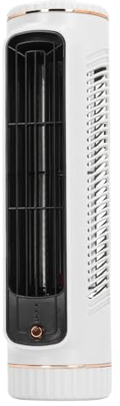 Greensen Mobile Klimageräte Mini Luftkühler, Mini Ventilator Leise 3-Geschwindigkeiten Wiederaufladbare Batterie Air Cooler Ventilator für Büro zu Hause (White)