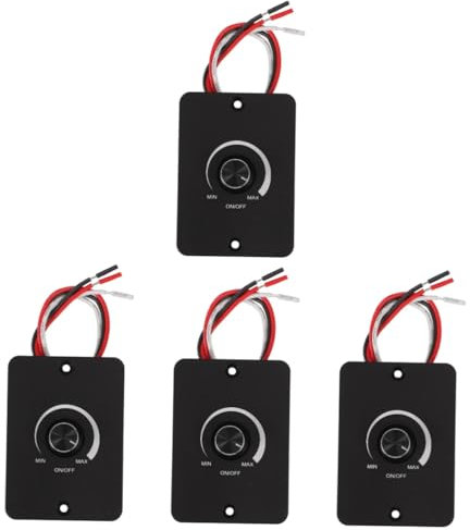 Gatuida Interruttore Dimmer 4 Pezzi Interruttore Luce Camper Illuminazione 12V Camper