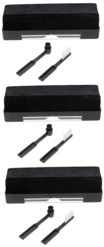 Uonlytech 3sätze Professionelle Schallplattenreinigungsbürste Mit Schrubber Und Villi-bürste Langlebig Und Für Vinyl-Turntables Und Effektive Und Schmutzentfernung Schont Ihre Platten