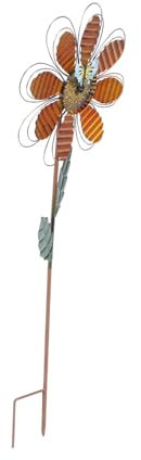 IWOWHERO Éolienne Décorative Rotative Fer Décoration De Jardin Colorée Et Élégante pour Cour Extérieure