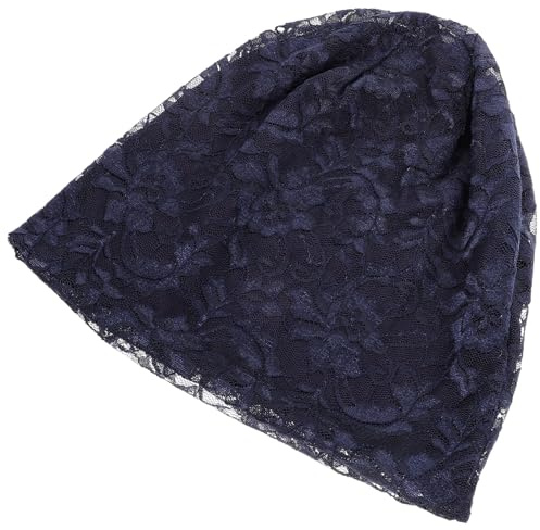 COSMEVIVI Gorra De Encaje Para Dormir Gorro De Quimioterapia Para Mujer Turbante De Moda Para Cabello Cobertor De Encaje Gorro Ligero y Transpirable Para Uso Nocturno
