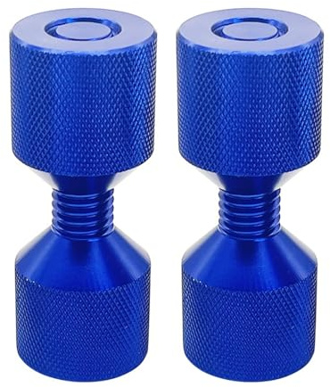 2Pcs Flange Alignment Pins, 1-1/8 Inch Aluminum 2 Hole Flanges Pin Pipefitter Tools (Blue)