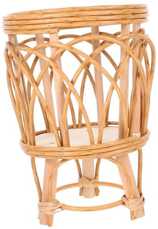 INOOMP Pflanzenständer Rattan Für Innenräume Abnehmbarer Blumentopfhalter Mit Natürlichem Design Für Sukkulenten Und Bonsai Dekorativer Für Blumentöpfe Für Zuhause