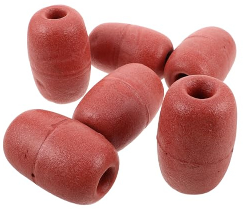 BESPORTBLE 6 Stück PVC Schwimmbojen für Fischernetze mit Hoher Sichtbarkeit und Präziser Positionierung für Aquakultur und Angeln als Zuverlässiges Netzfischereibojen Zubehör