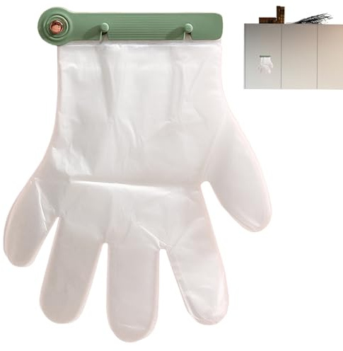 Gmokluytw Wall Glove Dispenser - Hanging Glove Organizer for Mittens | Wall Mounted Glove Holder with 100 for Bathroom, Kitchen and Refrigerator Door