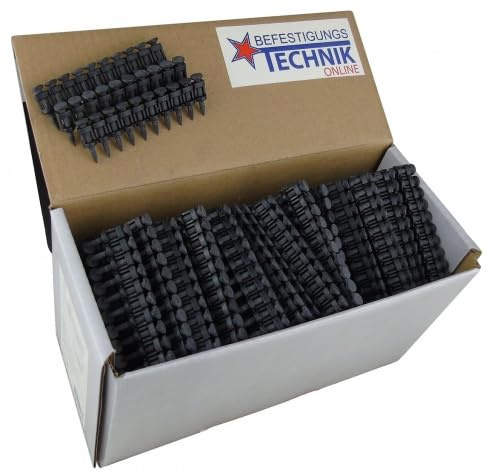 Clavos de acero para hormigón, 3,0 x 17 mm, para clavadora Tjep CP-40A Hikoki NC1840DAW3Z NC1840DAWQZ Bosch GNB 18 V