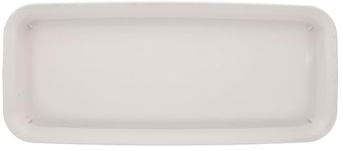 Housoutil Sottovaso Rettangolare per Piante in Plastica Spessa Vassoio Raccogli Gocce da 40X17 CM Grande capacità per Uso Interno ed Esterno Accessorio Stabile per Vasi Rettangolari e