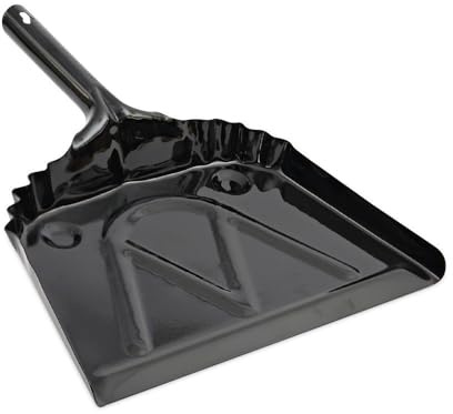 Power Tools For Boardwalk 04212EA 12 Wide Metal Dust Pan w/ 2 Handle - Black Mod-C26PO-5567