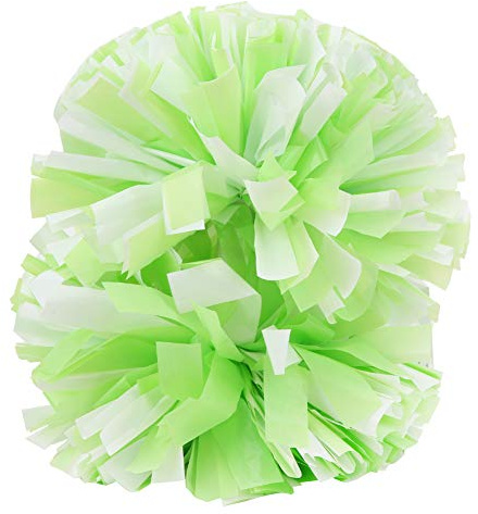 Haofy Pompones de Porristas con, Bolas de Pompones para Animar, Ligeras para Festivales de Fútbol y Baloncesto, Plástico Blando, 24,5 Cm, 1 Pieza