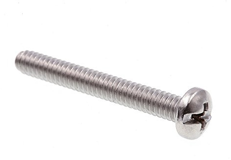 Prime-Line 9003018 Maschinenschraube, Rundkopf, Schlitz/Phillips Combo, Pack of 25, 25