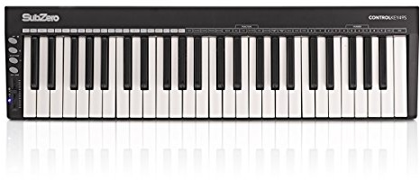 Teclado Controlador MIDI Delgado de 49 Teclas SubZero ControlKey49S