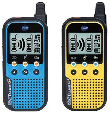 VTech KidiTalkie – 4in1 Kinder-Walkie-Talkie mit LCD-Display, Spielen, Stimmverzerrer, Emojis – für Kinder von 4-12 Jahren