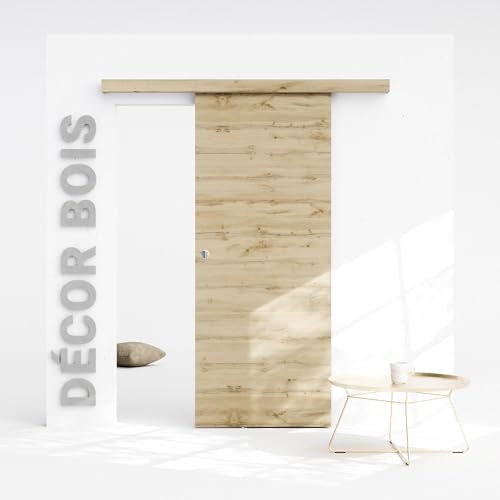 Porte Coulissante avec Rail - Tokyo 83 cm - Sans butée