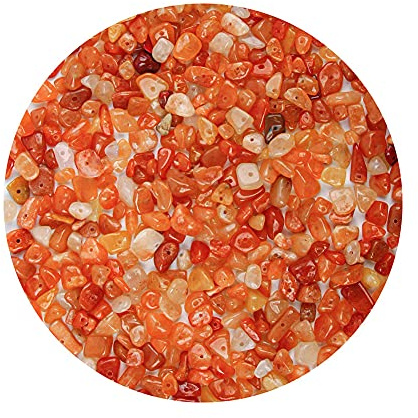 Colle Kit di perline di pietre preziose da 5-8 mm, perline irregolari per la creazione di gioielli, cristalli e pietre preziose in tinta unita, set fai da te per collane, bracciali, orecchini (agata