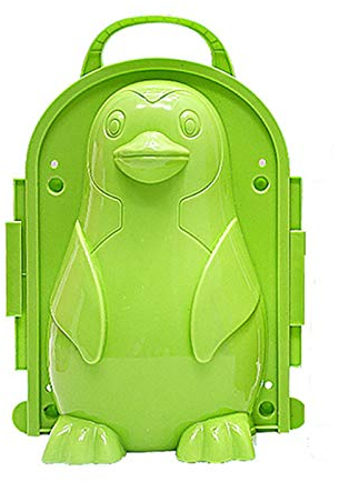 BSOMAM 3D-Schneeform, Schneeball-Form, Katzen, Pinguin, Weihnachtsmann, Winter-Schnee-Form, Spielzeug, Outdoor-Spiel, Schneespielzeug, zufällige Farbe (Pinguin)
