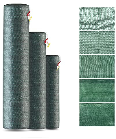 Seiletech.de Protección visual 90 gm² | Altura 100 cm | 10 m | Valor de sombra 80% | Tiras de protección visual | Para balcón, jardín, terrazas | Protección contra el viento | Valla de protección