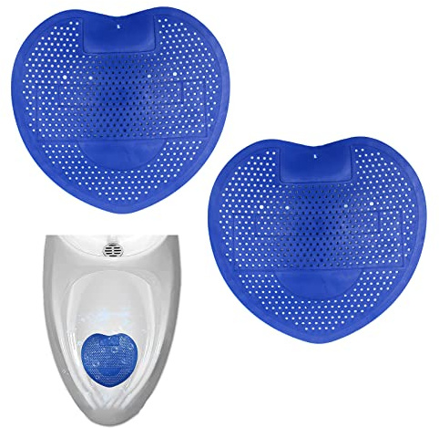 Urinalsieb mit Duft,Urinalsieb Geruchsentferner Frisch,Urinaleinlage Pissoir Sieb,Einsatz Duft Spritzschutz,für Pissoir für Alle Gewerblichen Orte und Wohnungen,Urinal-Displays,2 Stück Urinal-Matte