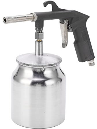 Miskall PS-6 Air Undercoat Gun, 750cc Air Spray Gun with Grip Trigger Handle Pneumatic Spray Gun for Car Rust Protection for Shavings for Other General Coating for Rubber Primer