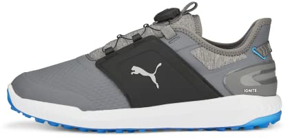 PUMA Herren Ignite Elevate Disc Golfschuh, Quiet Shade Silver, 46 EU