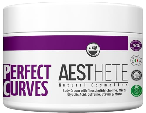 Crema Anticellulite Forte Naturale 250ml Vegan E Biologica Con Caffeina Centella Edera | Rassodante Corpo Profumata Drenante Glutei Cosce Pancia Fianchi Aesthete