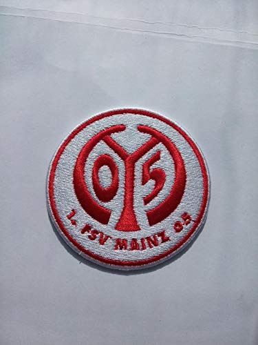 2stk FC Mainz Aufnäher Patch Football Fussball Soccer Club Iron on bügelbild aufbügler Badge
