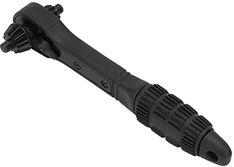 Kuuleyn Llave de portabrocas de trinquete universal, función 2 en 1 Portabrocas de doble cabezal de doble uso Portabrocas Llave Llave Accesorios para herramientas para taladros