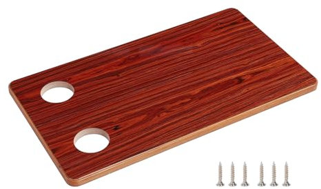 Oreilet Abnehmbare Bootstischplatte, 27,5 X 15,7 Zoll Marine Tischplatte, Ponton Bootstischplatte aus Massivem Holz, Rechteckige RV Tischplatte, Ersatz für Wohnmobil Yachtdeck Terrasse