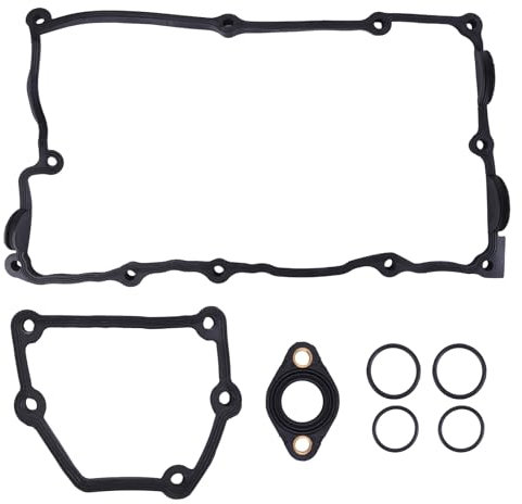 Lot de 7 joints de couvercle de soupape moteur compatibles avec les séries 1 E87, série 3 E46, E90, X5, E60, X3, Z4, N42, N46, remplace 11120032224, 11377502022, 11377514007, 113775514007 Référence