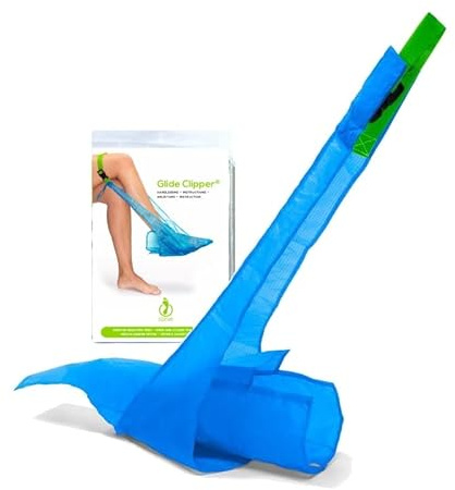 STEVE Glide Clipper [Lot de 4] 30 secondes. Aide à l'enfilage et au retrait pour bas de compression, bas de contention, chaussettes de compression, enfilez, retirez, pour bout ouvert et fermé | Pack