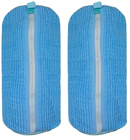 Turnschuh-Kulturbeutel - Schützen Sie Ihre Turnschuhe & Waschmaschine - Strapazierfähiger Kulturbeutel für Sneaker, Schuhe & Feinwäsche - Passend für Schuhgrößen 38-46 cm (Blau, 2 Stück)