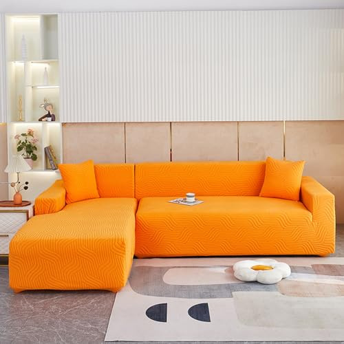 Wavy Elastic Sofa CoverShort Plush Fabric AllSeason Fitted Sheet Home Protector with Elastic Band Stylish & Durable for Living Room Furniture Easy Care Universal Fit