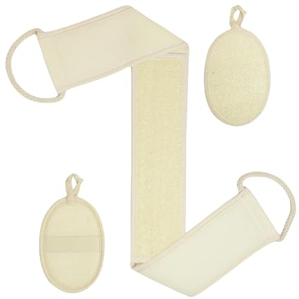 Esponja De Antideslizante Texturizado Orgánico Extra Suave | Orgánica Esponja Extra Suave Texturizada Antideslizante Para Ducha, Cuidado Facial, Exfoliación De Espalda Y Spa