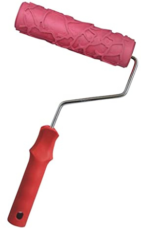 Rullo di vernice goffrata da 17,8 cm per decorazioni murali fai da te #11 PR495 modello strumento di pittura - 7 pollici #11 Pr495