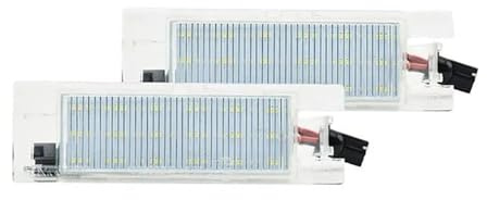HFEWCVK Misura for Fiat Bravo 2007-2014 Grande Punto Evo 2009-2012 500L Doblo Croma Marea Lampada di Coda Canbus 2PCS Numero di LED Luce Targa