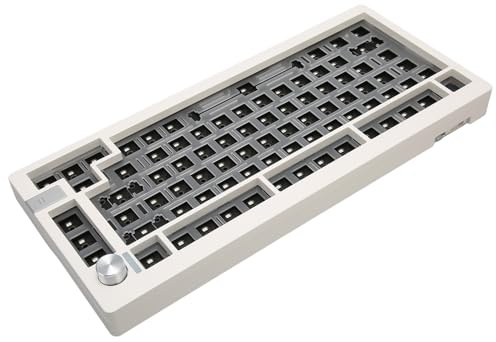 ACOGEDO DIY Hot-Swap-fähiges Mechanisches Tastatur-Kit mit 81 Tasten, 5.0-Anschluss und RGB-Leuchten für 3-Pin- und 5-Pin-Schalter