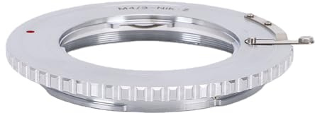 Dpofirs Manuell Linsmonteringsadapter, Kameralinskonverteradapterring för Micro Four Thirds M4/3-monterade Linser Till Z-serien Z9 Z8 Zf Z7II Z6 Z5-kameror, med Stöd för Infinityfokus