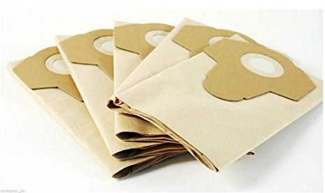 Parkside PNTS 1250/9 Wet Dry Vacuum Cleaner Bag 20 L, pack of 5
