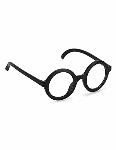 DEGUISE TOI VEGAOO - Runde Brille für Erwachsene - Brille - Einheitsgröße - Schwarz - Accessoires - Kunststoff - Carnaval