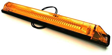Matel Service Orange LED Umrissleuchte, Begrenzungsleuchte, Seitenleuchte für LKW PKW Anhänger, Trailer, Wohnwagen usw.