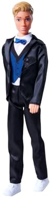 Simba 105733629 - Steffi Love Kevin Charming, Spielpuppe trägt einen eleganten Anzug mit Fliege und Weste, 30cm, ab 3 Jahre