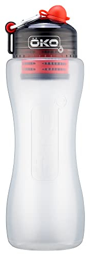 OKO H2O Bouteille de filtration pour chlore, plomb, micro plastiques et autres contaminants - 1 l