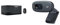 Logitech MK850 Multi-Device Wireless Keyboard and Mouse Combo & C270 HD Webcam, 720p Video Calling, Light Correction, Noise-Reducing Mic, For Skype - Black