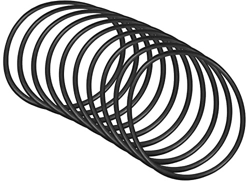QUARKZMAN 10 Stücke Dichtungen aus Nitrilkautschuk Wasserhahn Reparatur | Schwarz, 44mm x 40mm x 2mm, Für Wasserhahn Klempner Reparatur Dichtung Verbindung