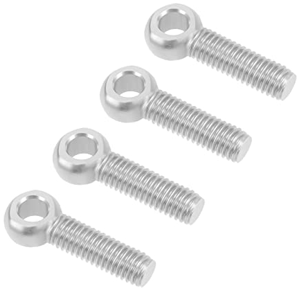QUARKZMAN M8 x 30mm Macchine Spalla Altalena Sollevamento Occhio Bullone 4pz 304 Acciaio Inossidabile Metrico Filettatura Perno Albero Perno oring Bullone per Conduttura Cancello Valvole