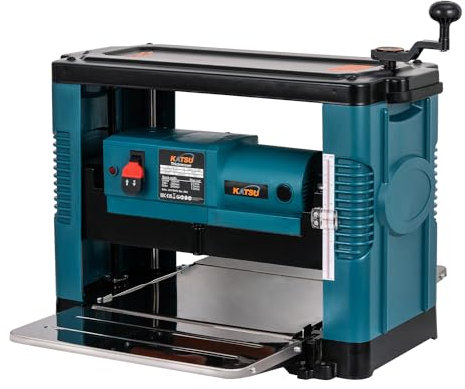 KATSU Tools Dickenhobelmaschine 330mm 1850W Dickenhobel Elektrischer Hobel Holzbearbeitung Multifunktions-Tischhobelmaschine für Holz 100772