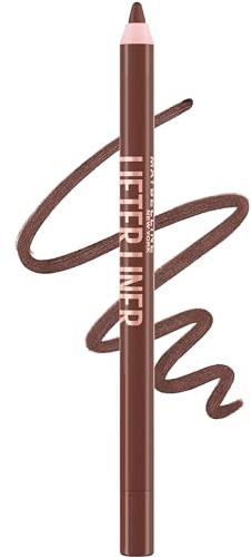 Maybelline Lifter Liner Lip Liner Pencil with Hyaluronic Acid, Cross the Line, 1 Count