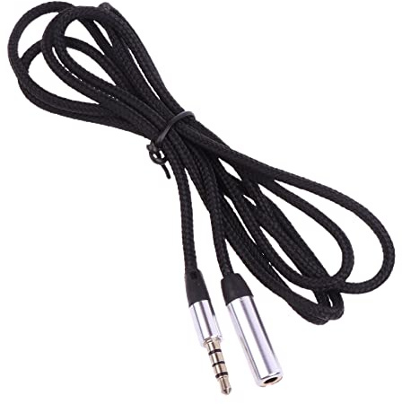ZEPFJHE Cavo di prolunga per cuffie da 3,5 mm, a 4 poli, da maschio a femmina, per telefoni e cuffie da gioco