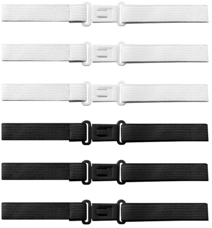 6 Pièces de Bandes Élastiques à Nouer, Bande Élastique Réglable et Durable, Accessoires Vestimentaires, Sangles Corset