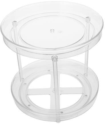 WEKADRIN Drehbares Gewürzregal Multifunktionale Küchenablage Drehbarer Organizer Für Gewürze Für Küche Bad Und Schlafzimmer Platzsparend Und Einfach Zugänglich